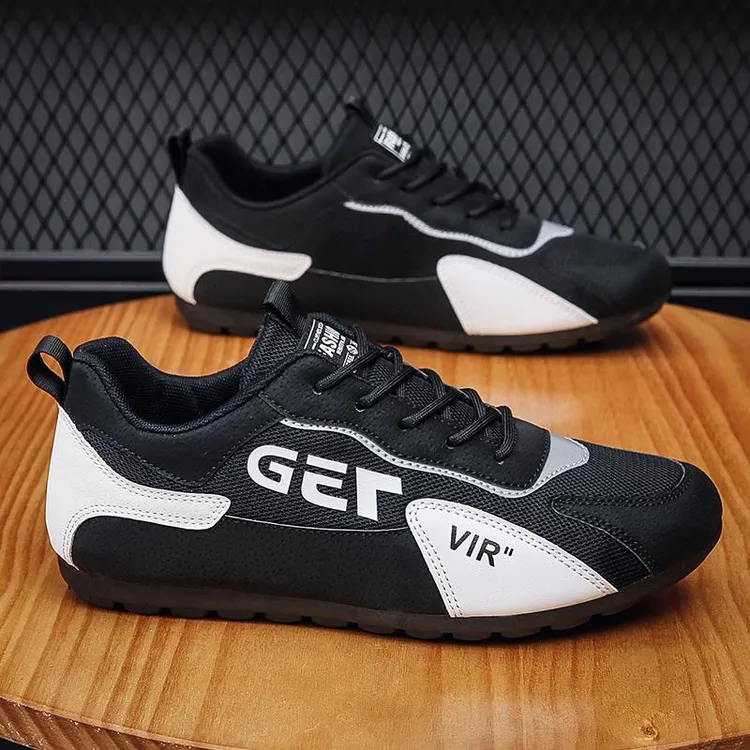 夏季透气男鞋骑行训练网面轻便休闲男士运动鞋减震跑步鞋阿甘潮鞋