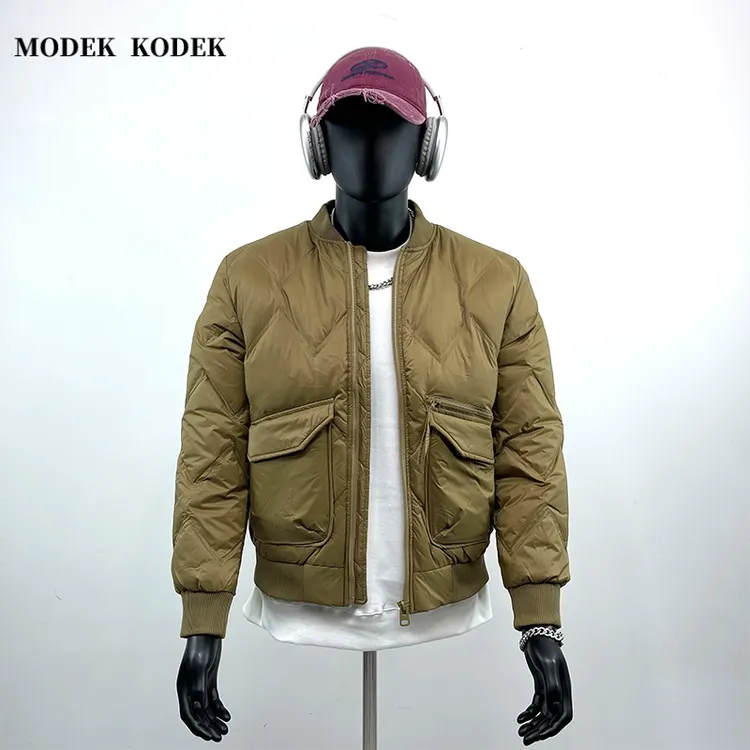 MODEK KODEK冬季高品质男士长袖保暖短款棉服潮流加厚休闲男外套