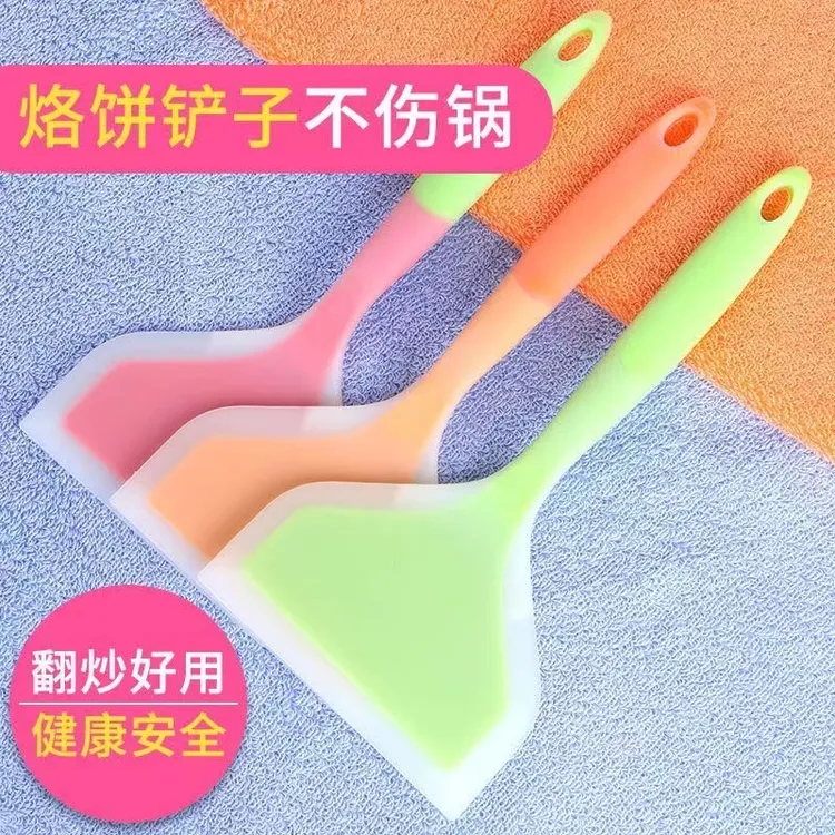 硅胶铲子不粘锅玉子烧铲饼铲家用烙饼不沾不伤锅厨房用硅胶铲菜铲