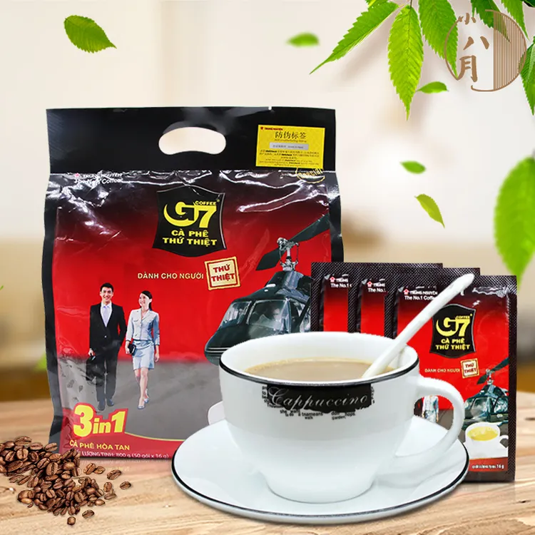 G7COFFEE【主播推荐】越南原装进口中原G7三合一速溶原味咖啡粉醇厚