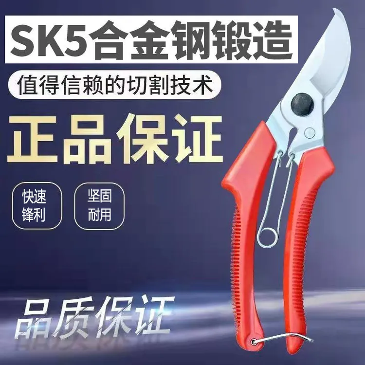 园艺修枝剪树枝修剪果树修剪刀粗枝剪剪树枝剪子SK5钢园艺剪