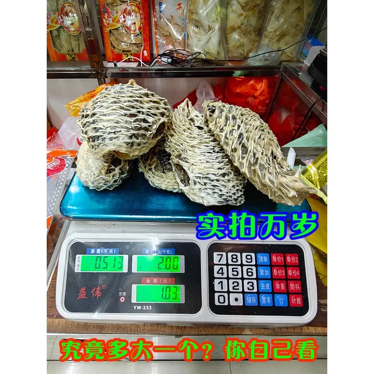 足干小刺龟鱼皮刺豚皮海刺鱼皮海胆皮煲汤暖胃胶质多海鲜海味干货
