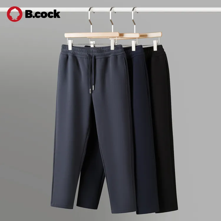 【重磅防风加厚】B.COCK羊毛蚕丝防风卫裤秋冬休闲男女百搭流行PY26