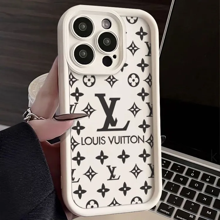 潮牌印花手机壳适用苹果14promax/15/13/12/11涂鸦英文高级感防摔