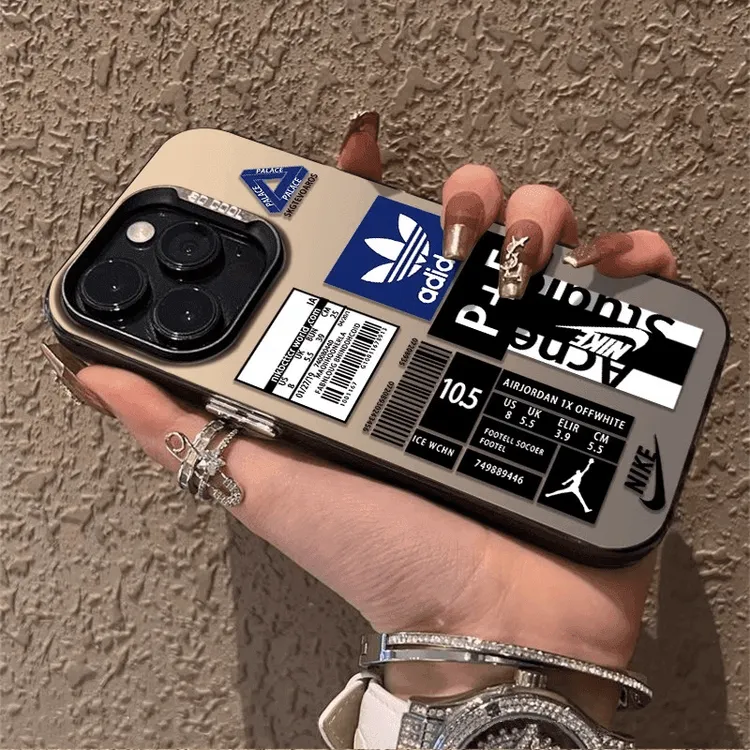 苹果15promax手机壳联合潮牌iPhone14promax简约13Pro高级12pro