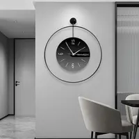 现代轻奢创意挂钟家用客厅钟表简约时尚壁挂时钟挂表装饰挂画
