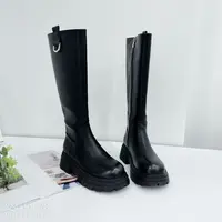 018-2S   新款骑士长靴百搭粗跟不过膝时装女靴