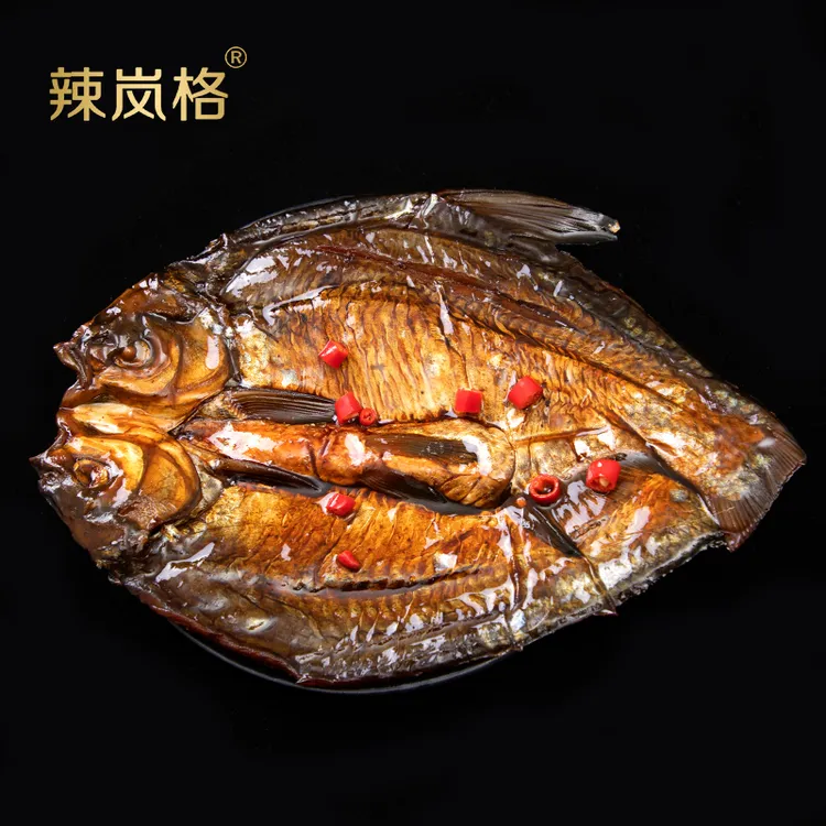 辣岚格手撕鱼酱板鱼酱香湖南特产小吃麻辣零食128克/条严选香辣味