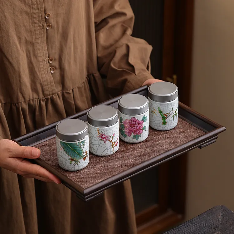 小号茶叶罐随身旅行便携迷你密封储物罐创意个性时尚包装礼盒