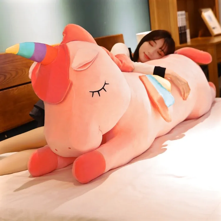 独角兽公仔布娃娃抱枕女生睡觉抱睡生日礼物小马大号玩偶毛绒玩具