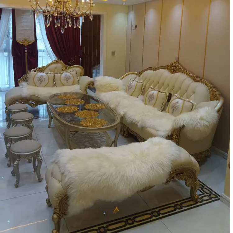 沙发美式轻奢法式客厅简约单人别墅欧式