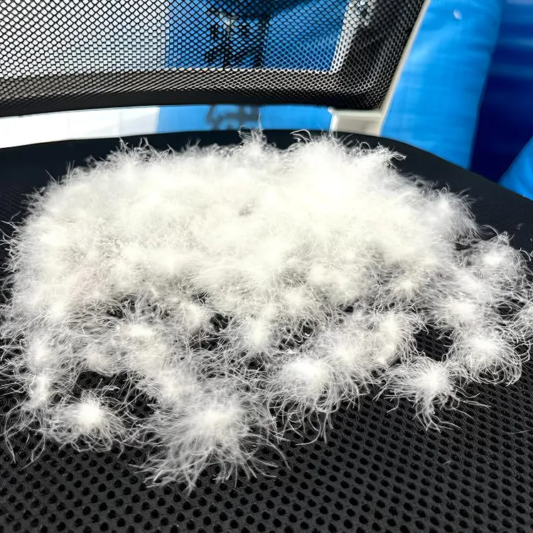 羽绒【散装羽绒单卖链接】 5A级手检水洗大朵白鹅绒 白鸭绒 100克