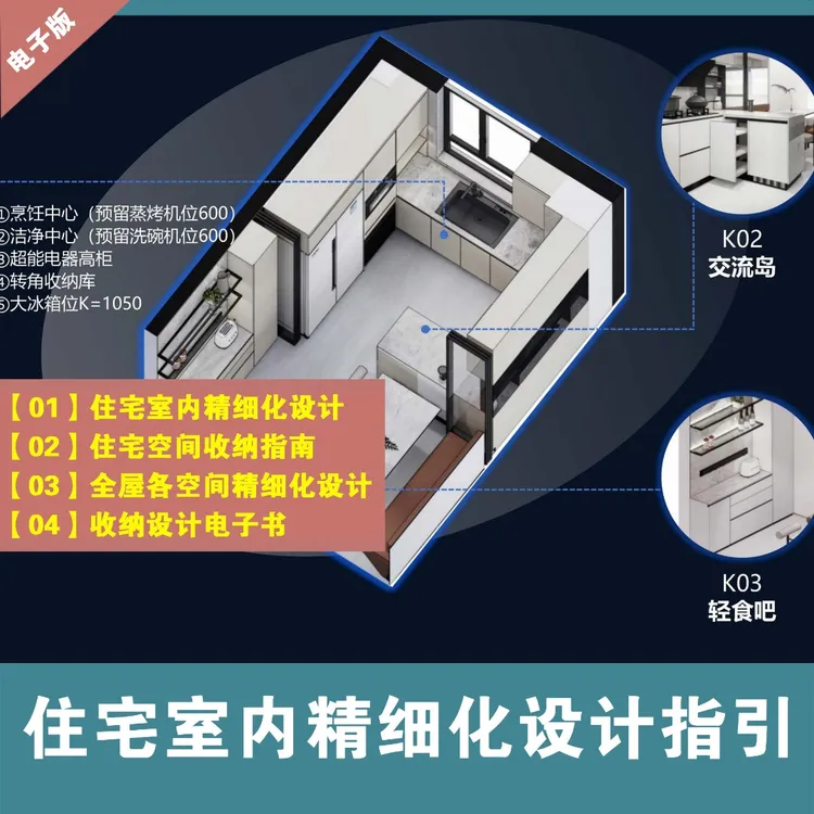 【051】室内设计住宅空间精细化设计指引
