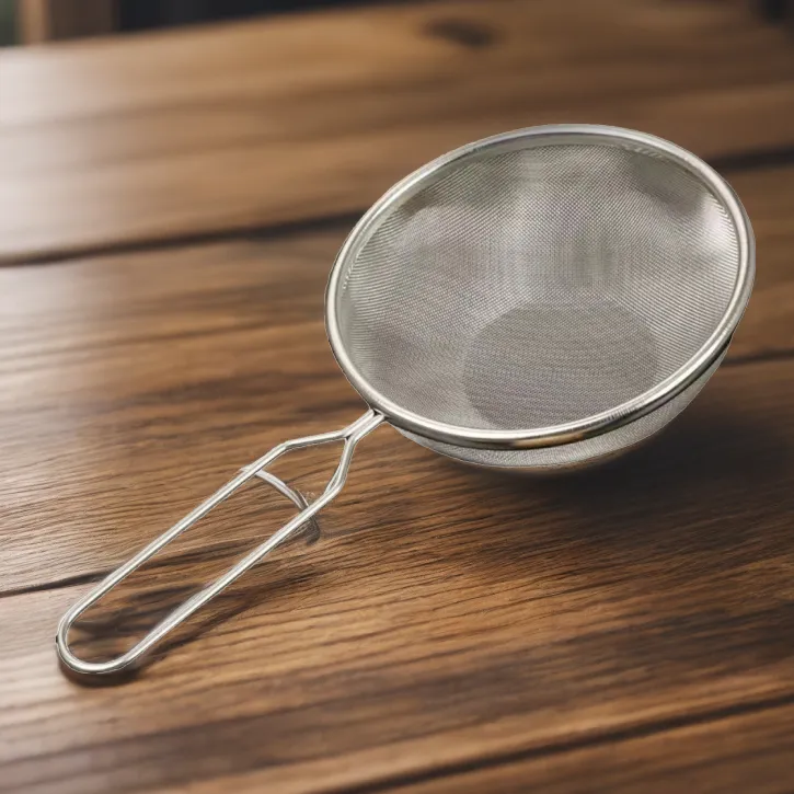 家用大号不锈钢漏勺过滤网筛超细大密茶漏勺捞勺珍珠奶茶豆浆漏网