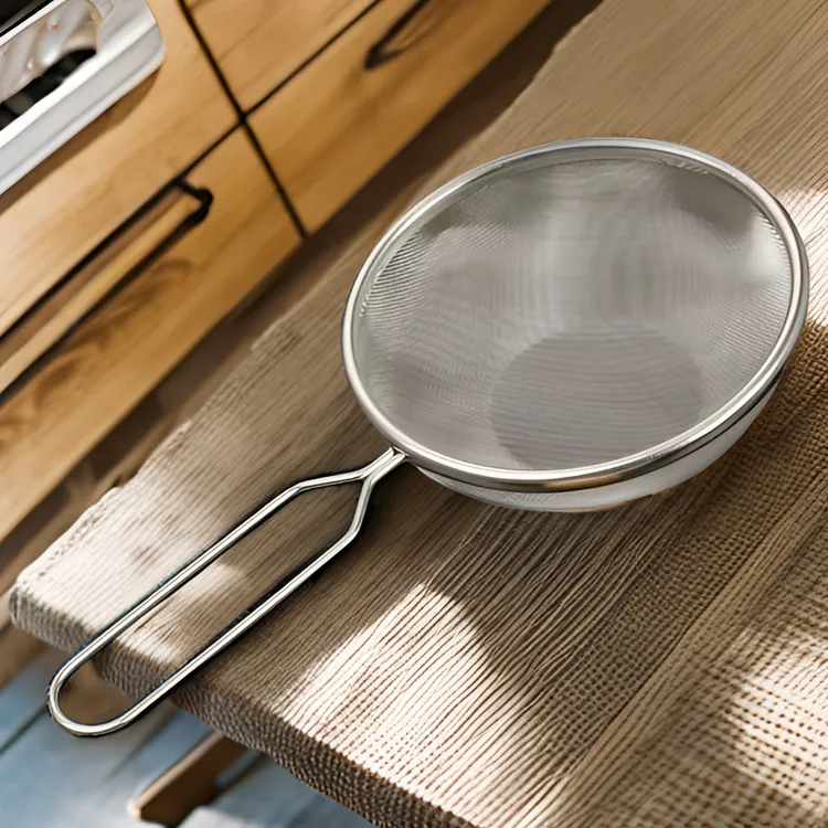 家用大号不锈钢漏勺过滤网筛超细大密茶漏勺捞勺珍珠奶茶豆浆漏网