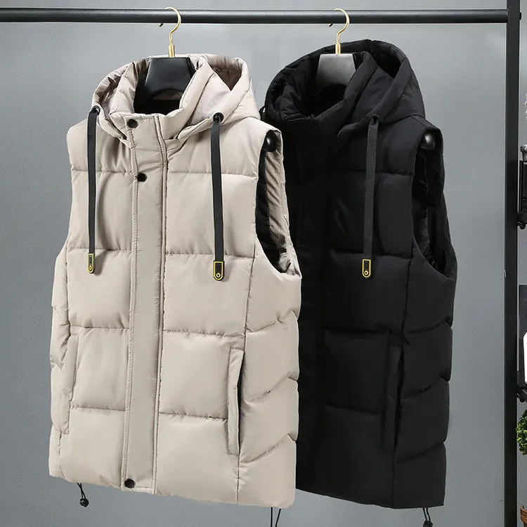 马甲男士秋冬季潮流青少年马夹加厚保暖背心大码宽松帅气坎肩外套
