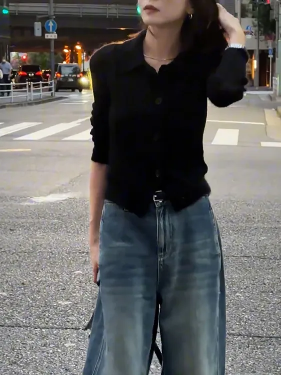 2024早秋新款气质时尚洋气韩版上衣休闲裤