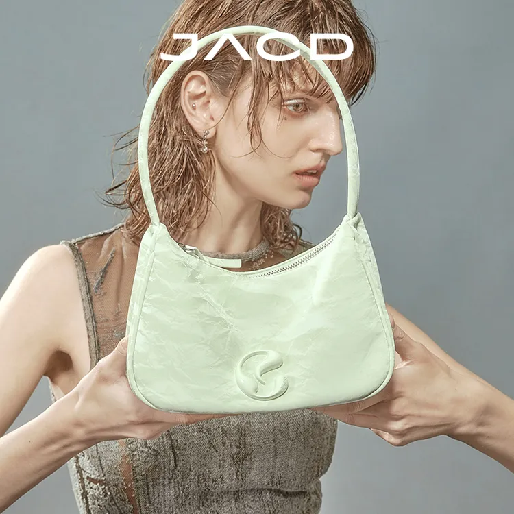 JACD原创甜酷单肩包包女2025年新款通勤大容量温柔上班族女手提包