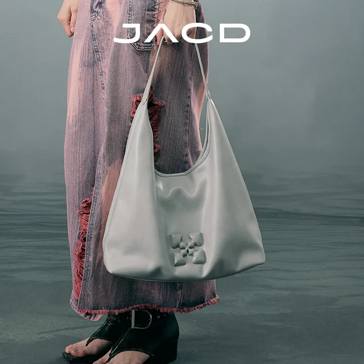 JACD【雪花包】原创奶油泡芙托特包女2025夏新款大容量女友单肩包