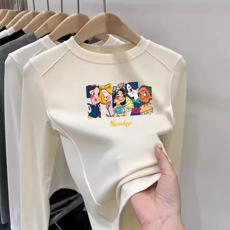 2024秋冬女童长袖打底衫秋款中大童韩版洋气女孩子百搭t恤上衣ins