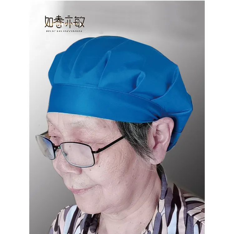 老奶奶帽子夏天薄款老人空调防风头套婆婆保暖睡帽光头防寒包头女