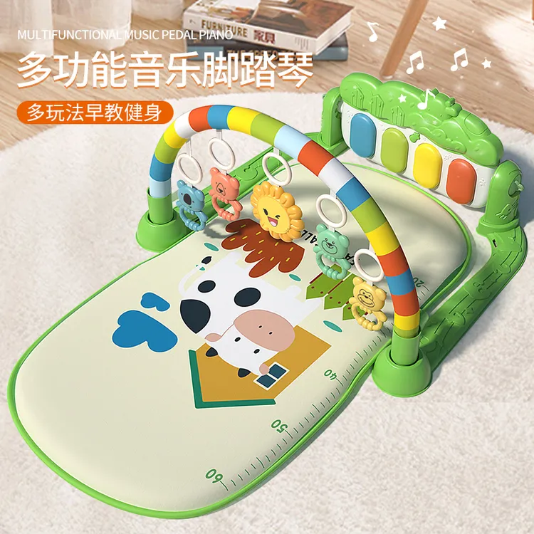 脚踏钢琴健身架器幼儿宝宝小孩音乐哄娃益智早教玩具3-6个月