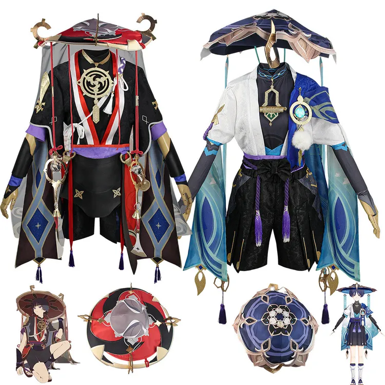 原神神里绫人散兵cos服国崩原神流浪者全套c服二次元扮演舞台表演