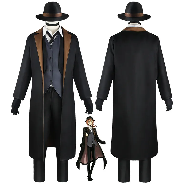 文豪野犬cos衣服服与谢野晶子中原中也cosplay中原中也cos服