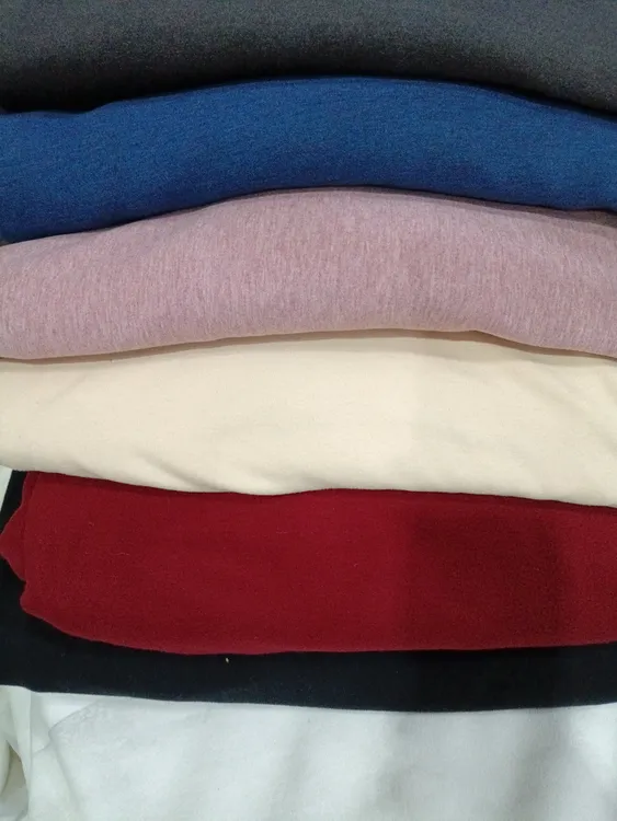 秋冬款双面羊绒蚕丝奥绒自发热做保暖内衣打底衫的布料