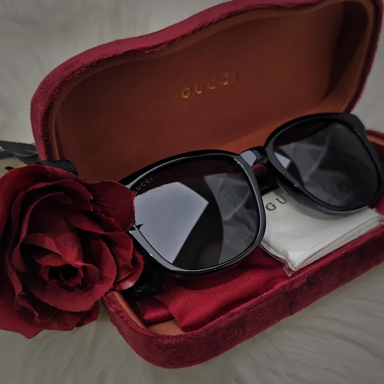 GUCCI/古驰准新/ 黑色太阳镜墨镜  /  西奢名品