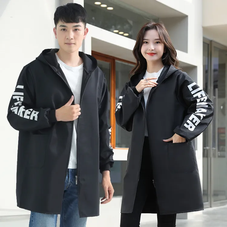 秋冬季围裙长袖罩衣女厨房家用时尚大人罩衣加绒工作服可定制logo