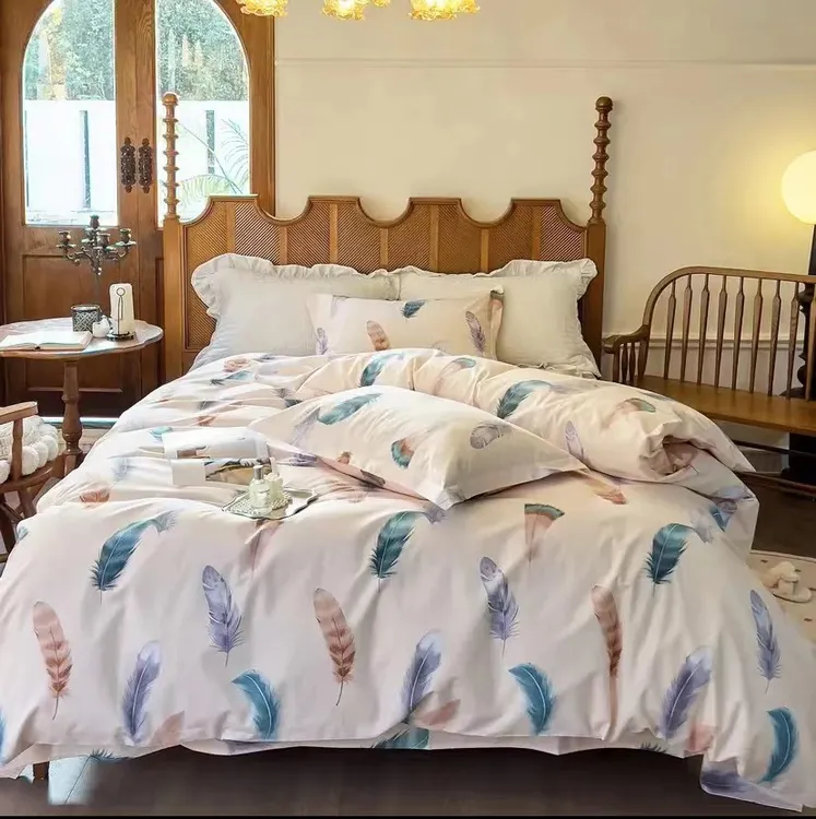 加厚澳绒单件被套床单枕套100%纯棉秋冬亲肤斜纹