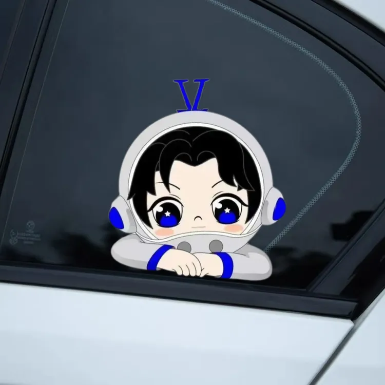 张杰演唱会行星文化星星汽车贴纸明星应援物定制贴行李箱油箱贴