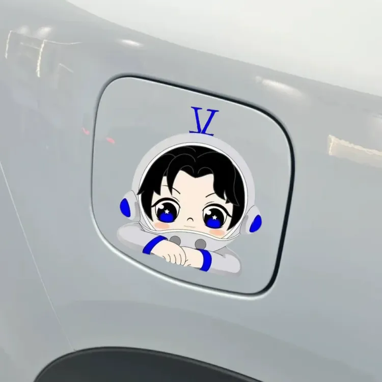 张杰演唱会行星文化星星歌手应援物汽车摩托车贴纸定制行李箱油箱