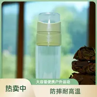 优美家水杯泡茶器茶水分离大容量防摔耐高温太空杯便携户外运动