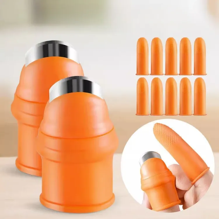 成人手指护套手指套掐菜摘豆角指甲套摘菜剥豆子摘花椒的手套指甲