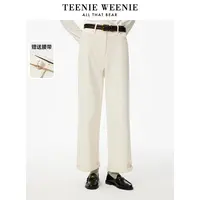 【赵老板专属】TeenieWeenie小熊女装2024年冬季新休闲通勤长裤0462