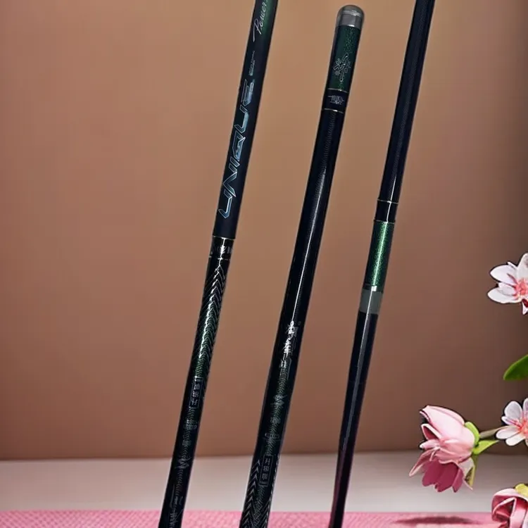 高碳炮竿超轻硬不黑手威海发货带距值更密传统钓钓草洞打窝竿逗钓