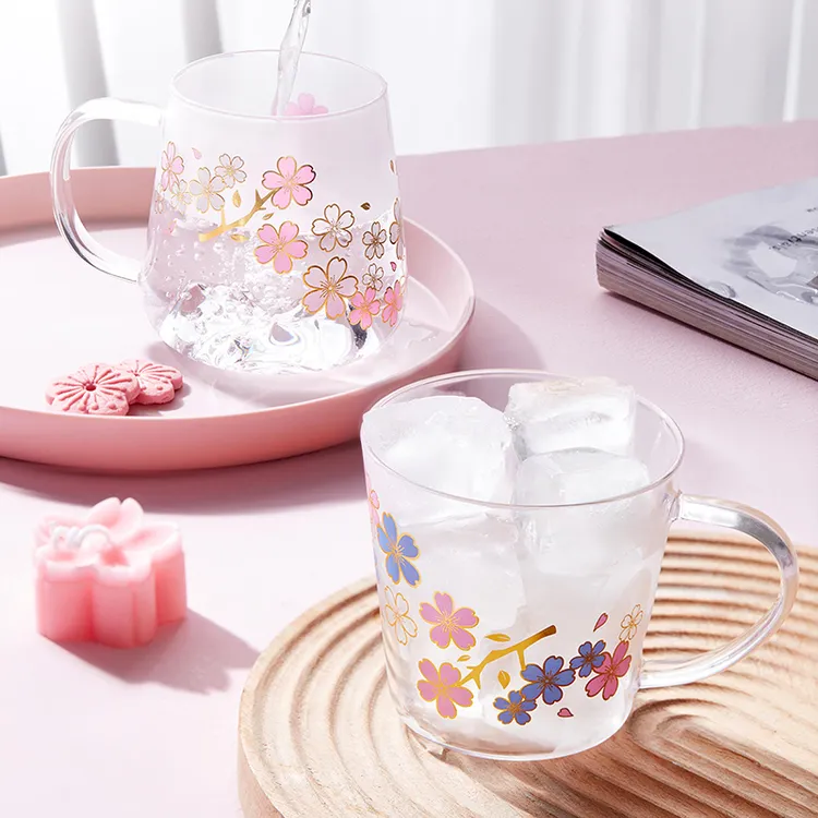 共禾京品【居然优选】樱花纷飞系列玻璃杯