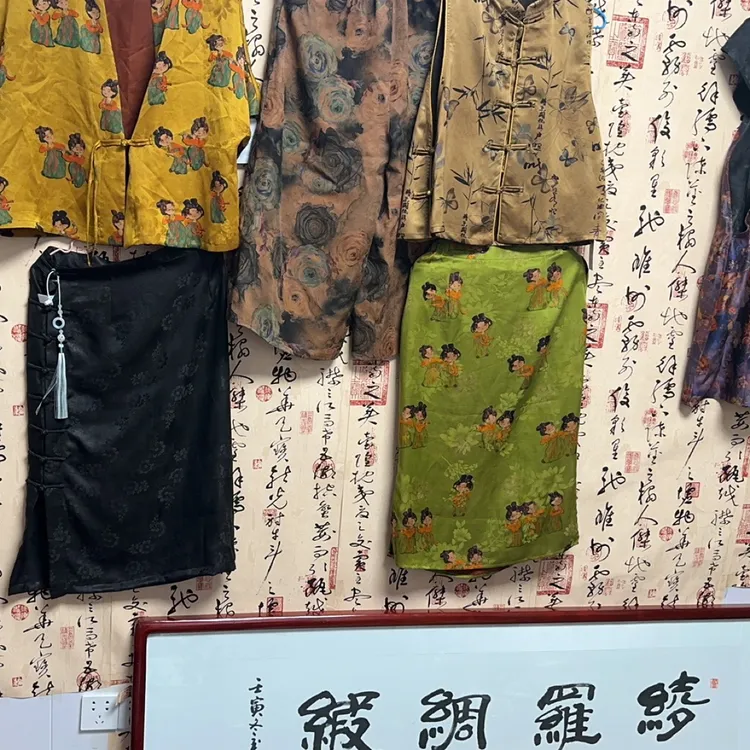 真丝服饰秒拍链接桑蚕丝2025梓铭中式冬天女装国风ins上衣女夏季