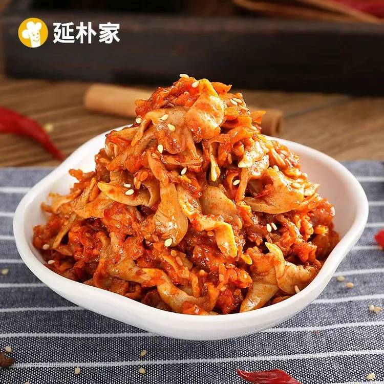 延朴家延边朝鲜族蚬子尖嘎啦肉延吉蒜香风味特产美食下饭菜