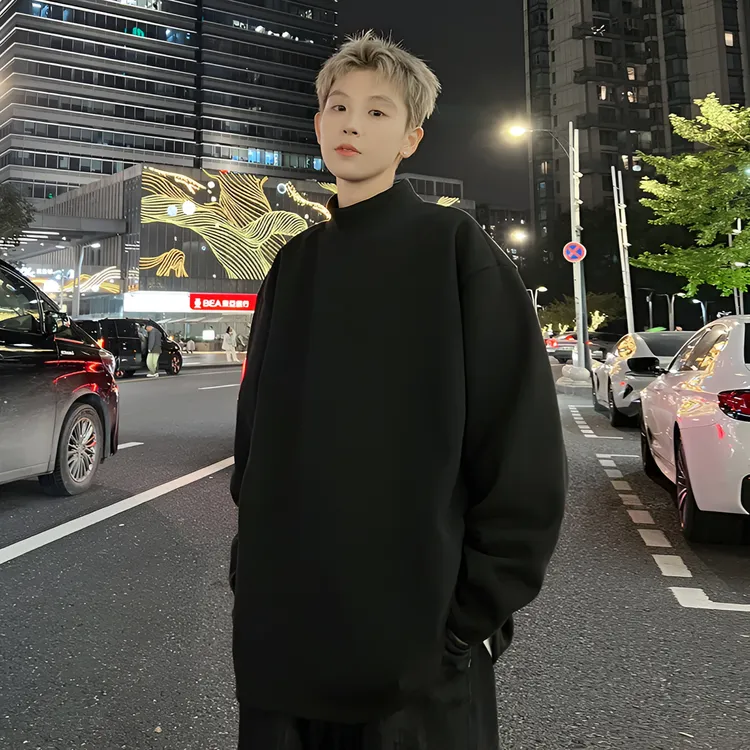 冬上新德绒打底衫男生秋冬穿搭加绒半高领内搭冬日穿搭保暖好物