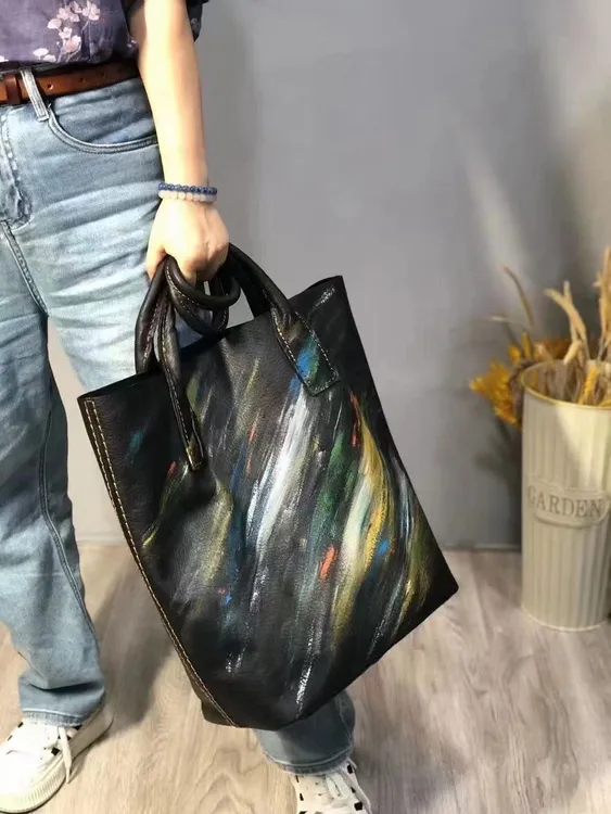 轻奢进口头层真牛皮贵气包女士随搭新版气质真皮手提单肩包高级感
