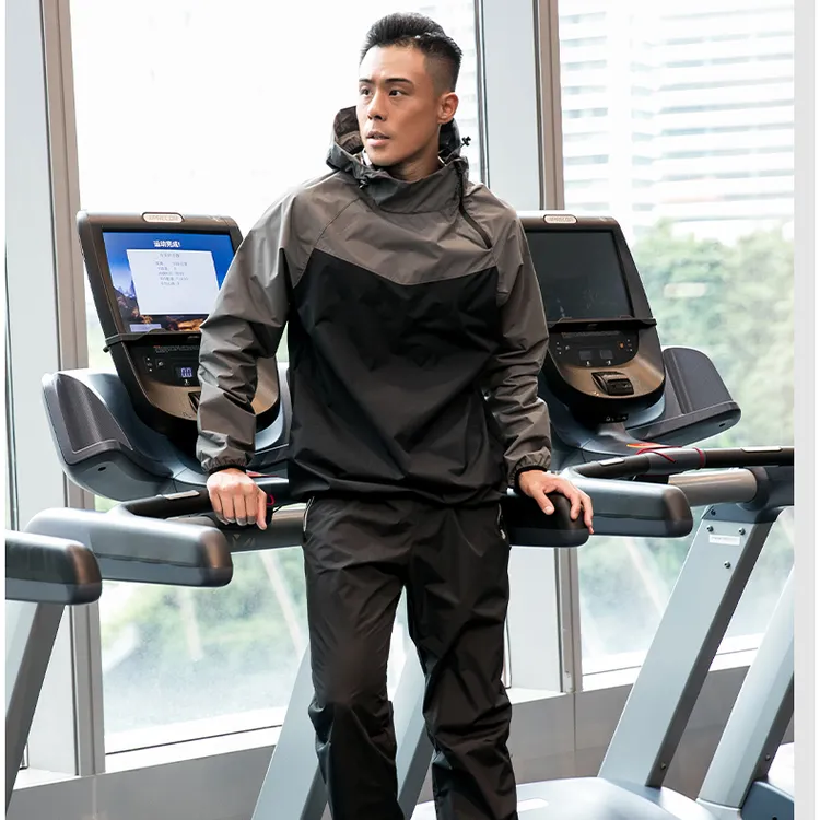 CASAIDENG暴汗服健身加大码发汗运动套装降体服爆汗服宽松大码