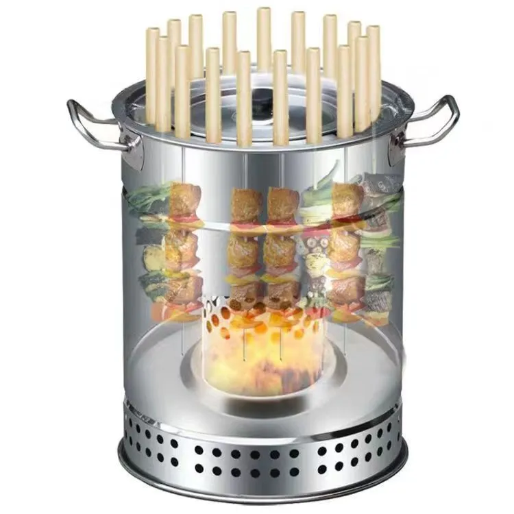 年货节无烟烧烤炉户外烧烤炉折叠烧烤炉商用电烤炉便携烧烤炉炭烤