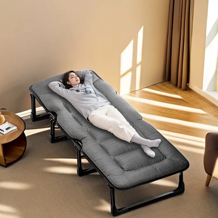 捷安玺床垫一体折叠床办公室午睡神器单人午休躺椅便携陪护行军床