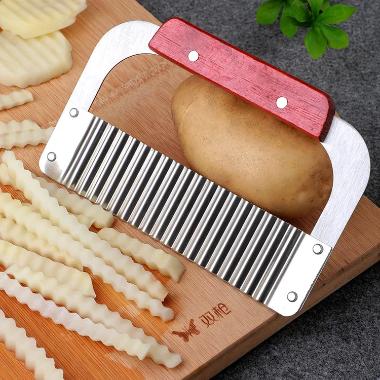 波纹刀狼牙土豆刀具洋芋花刀切土豆波浪刀厨房切菜切片不锈钢家用