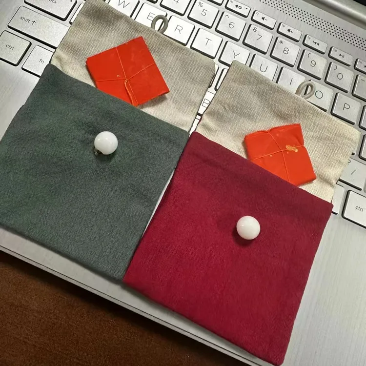 创意福袋多色红色纯色（宋钱儿）国风文创含福米寓意保平安便携简约