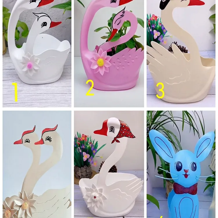 手工制作创意花盆图纸图案洗衣液瓶子雕刻洗衣液瓶子改花盆