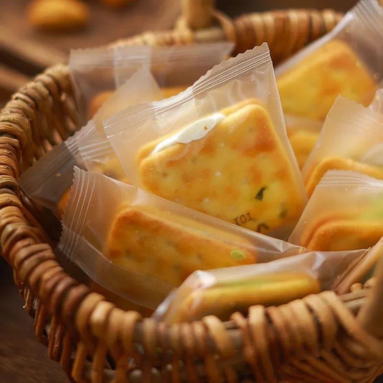 香葱牛轧糖饼干 牛乳夹心饼干 软心牛扎饼干台湾手工零食独立包装